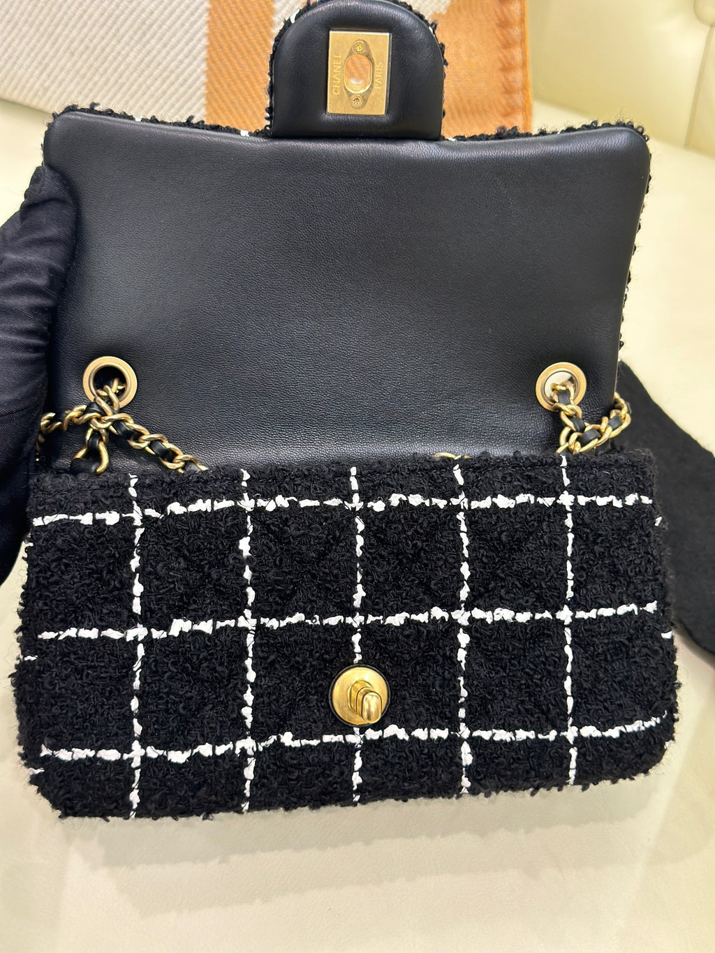 Chanel Mouth cover bag 20×7×13 AS1787-B14718-M9999