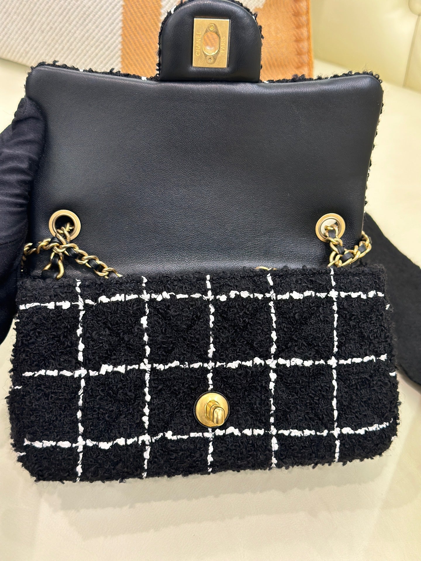 Chanel Mouth cover bag 20×7×13 AS1787-B14718-M9999
