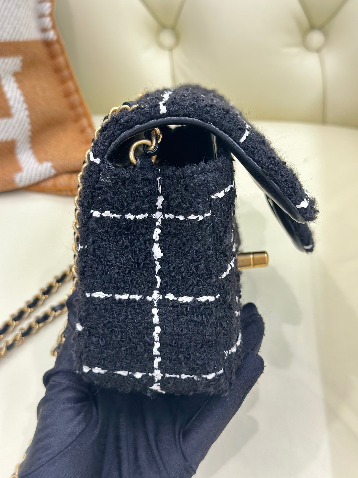 Chanel Mouth cover bag 20×7×13 AS1787-B14718-M9999