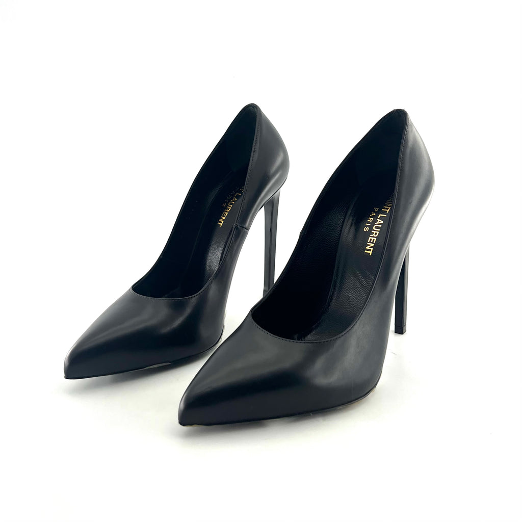 Saint laurent Leather Black High heels