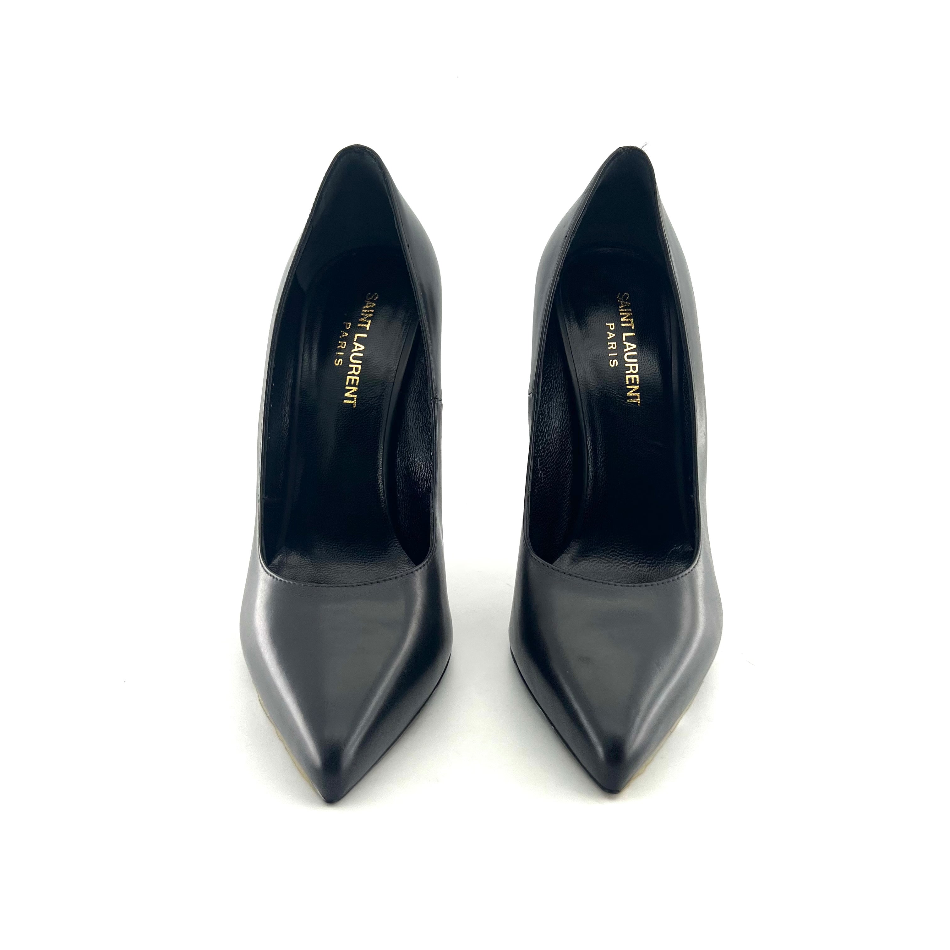 Saint laurent Leather Black High heels