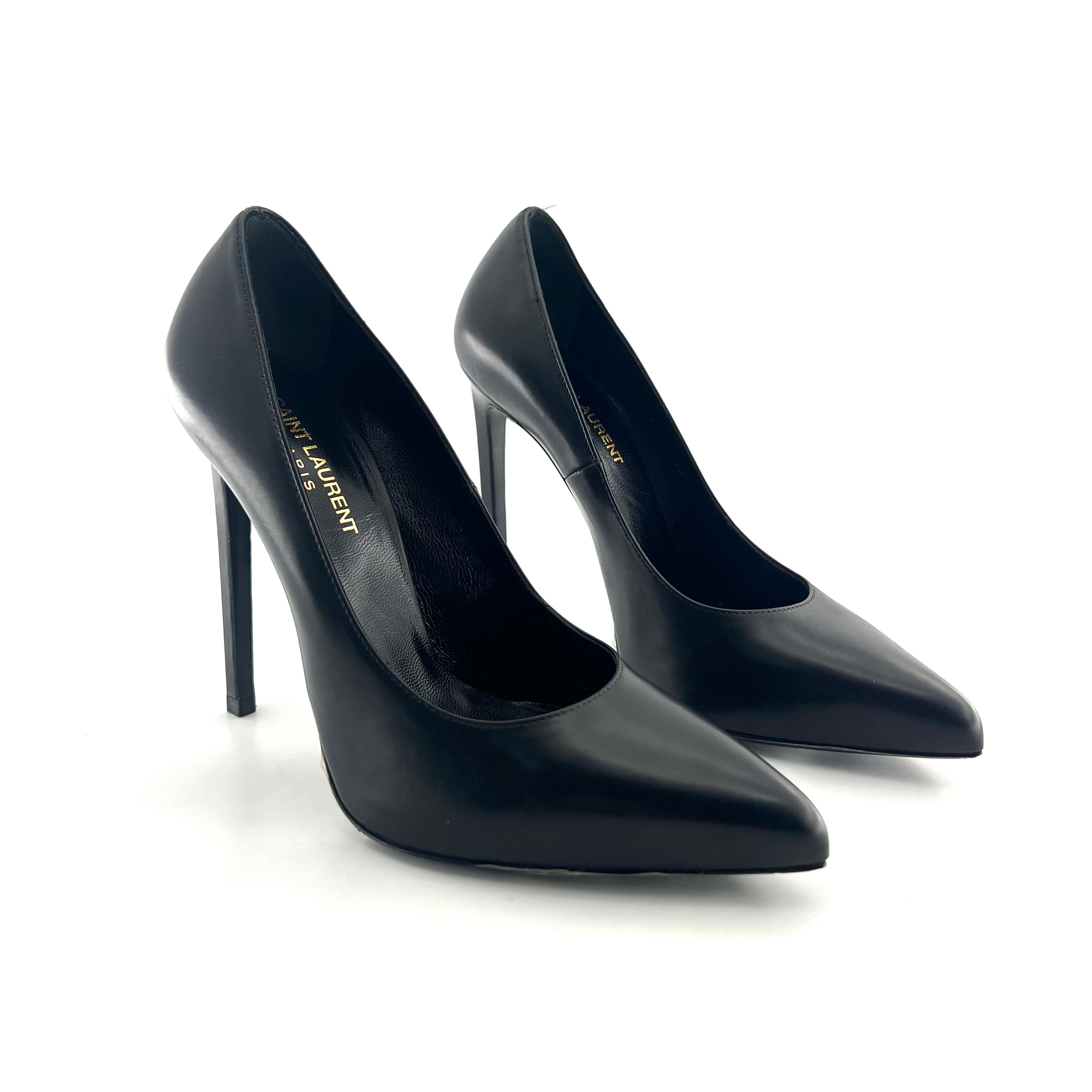 Saint laurent Leather Black High heels