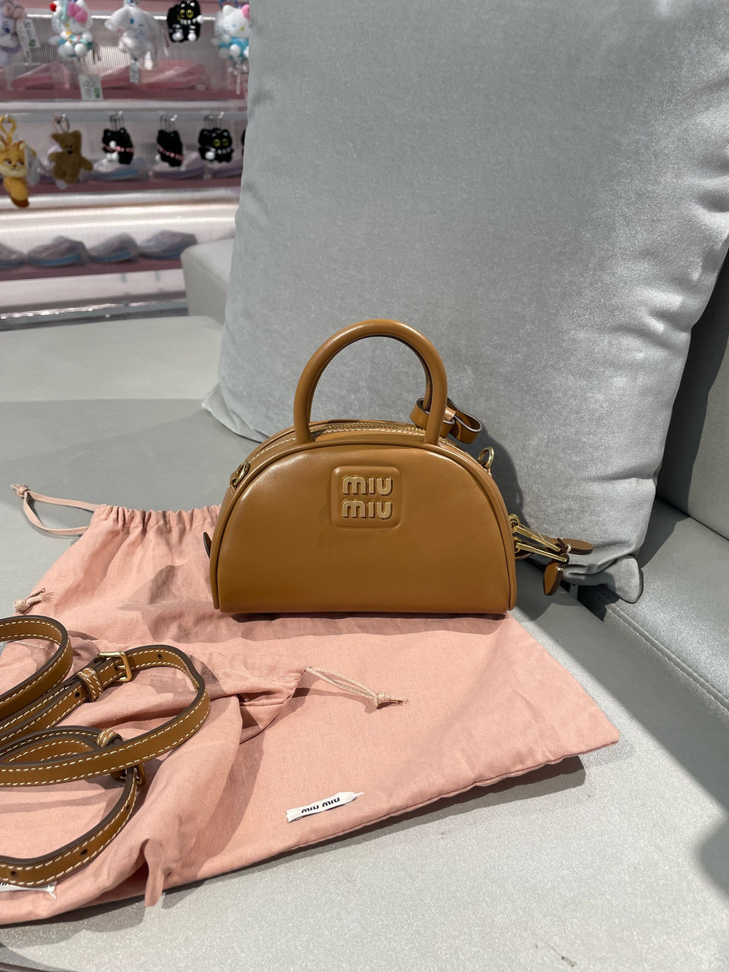Miu Miu Handbag Brown Crossbody 5BP085_2E6Y_F098L_V_OOO
