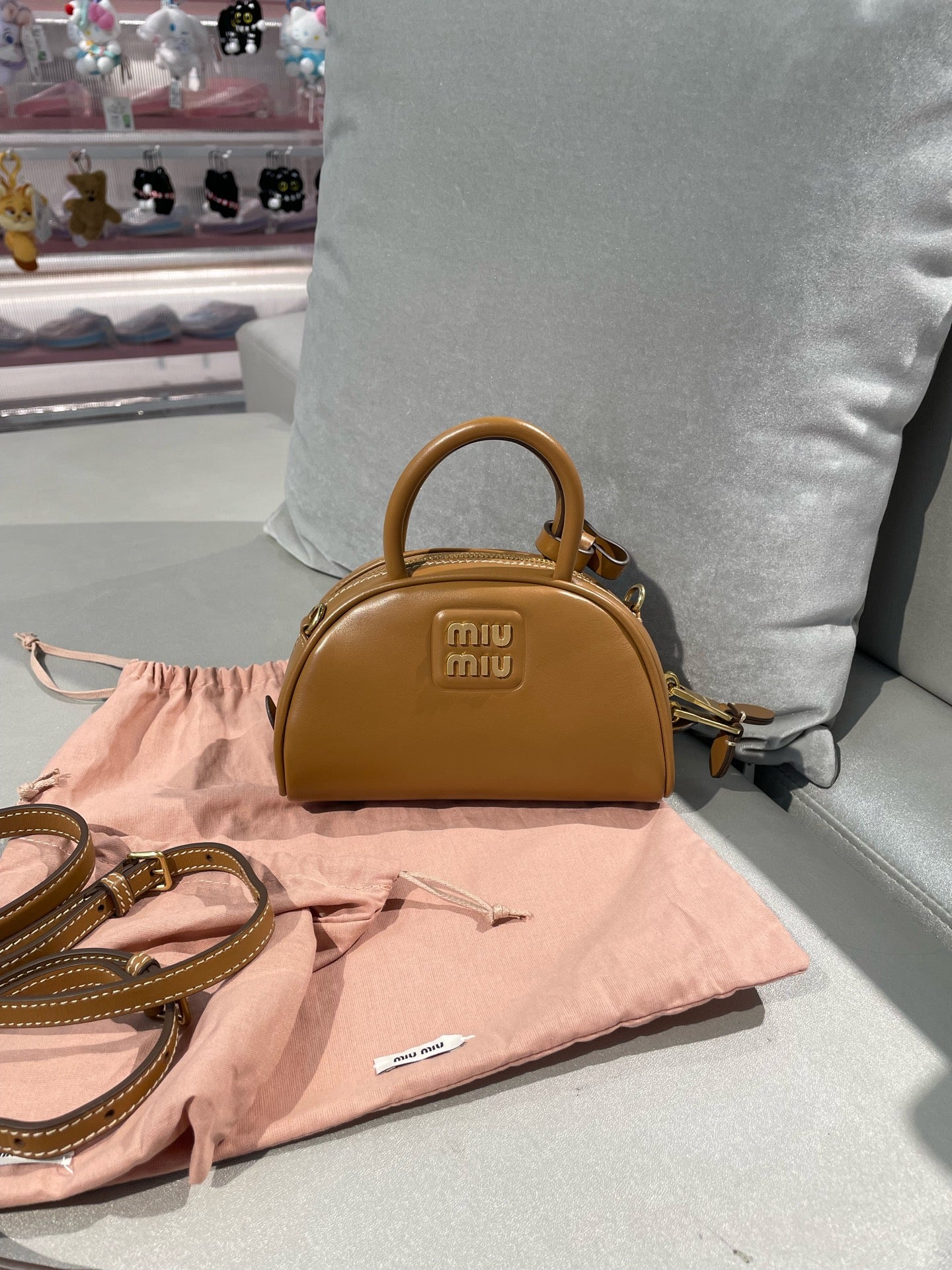 Miu Miu Handbag Brown Crossbody 5BP085_2E6Y_F098L_V_OOO