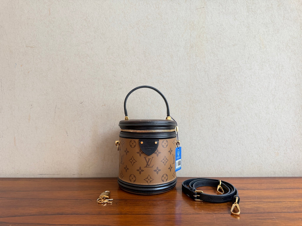 Louis Vuitton Cannes Bucket & Drawstring Bag M43986