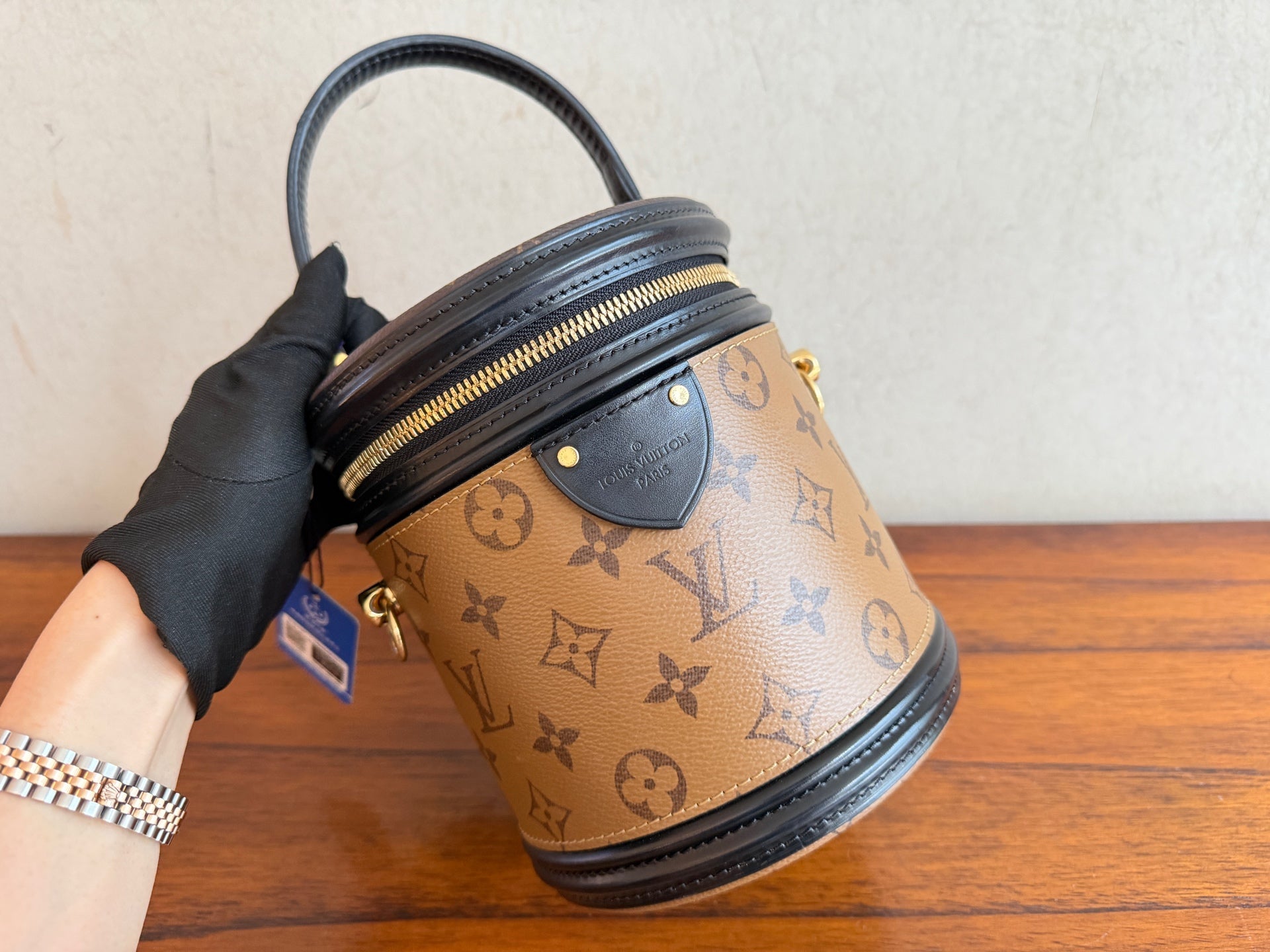 Louis Vuitton Cannes Bucket & Drawstring Bag M43986