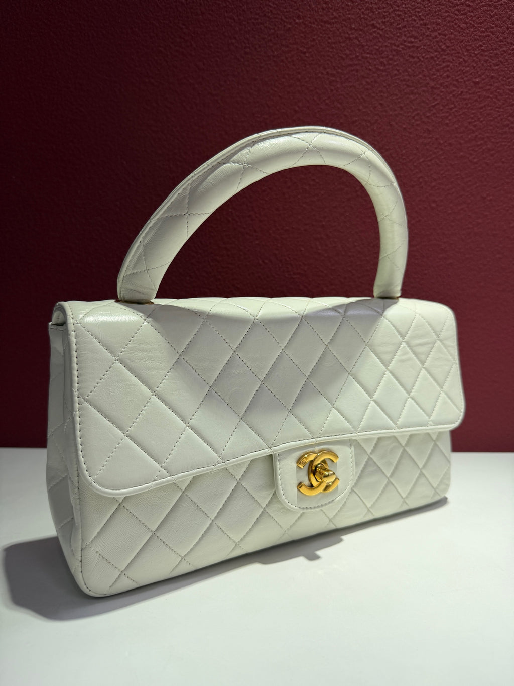 Chanel White Satchel