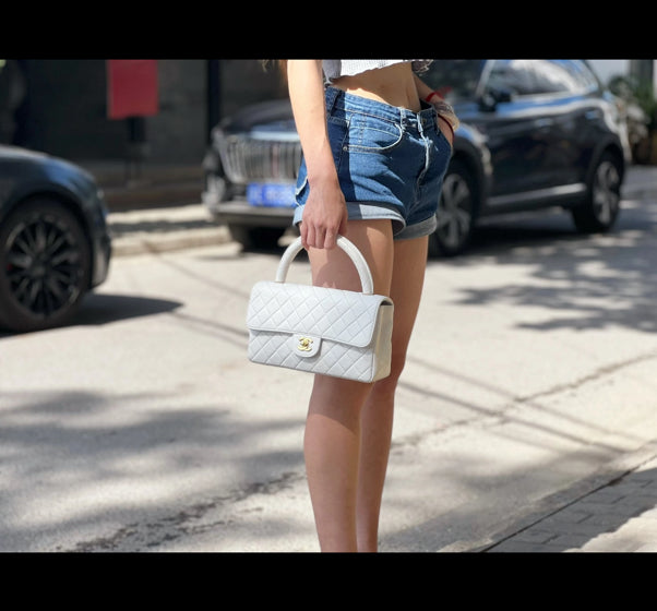Chanel White Satchel