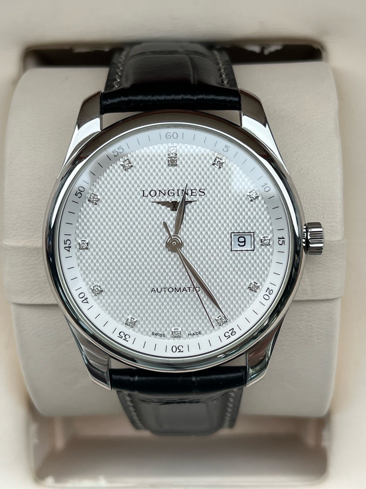 Longines White Mechanical watch