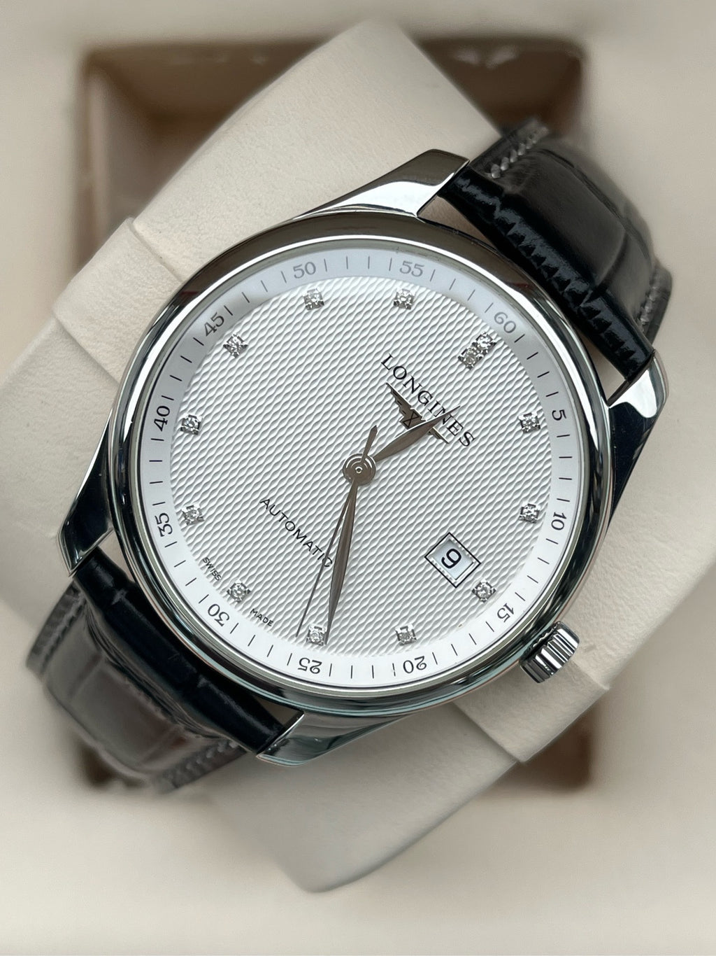 Longines White Mechanical watch