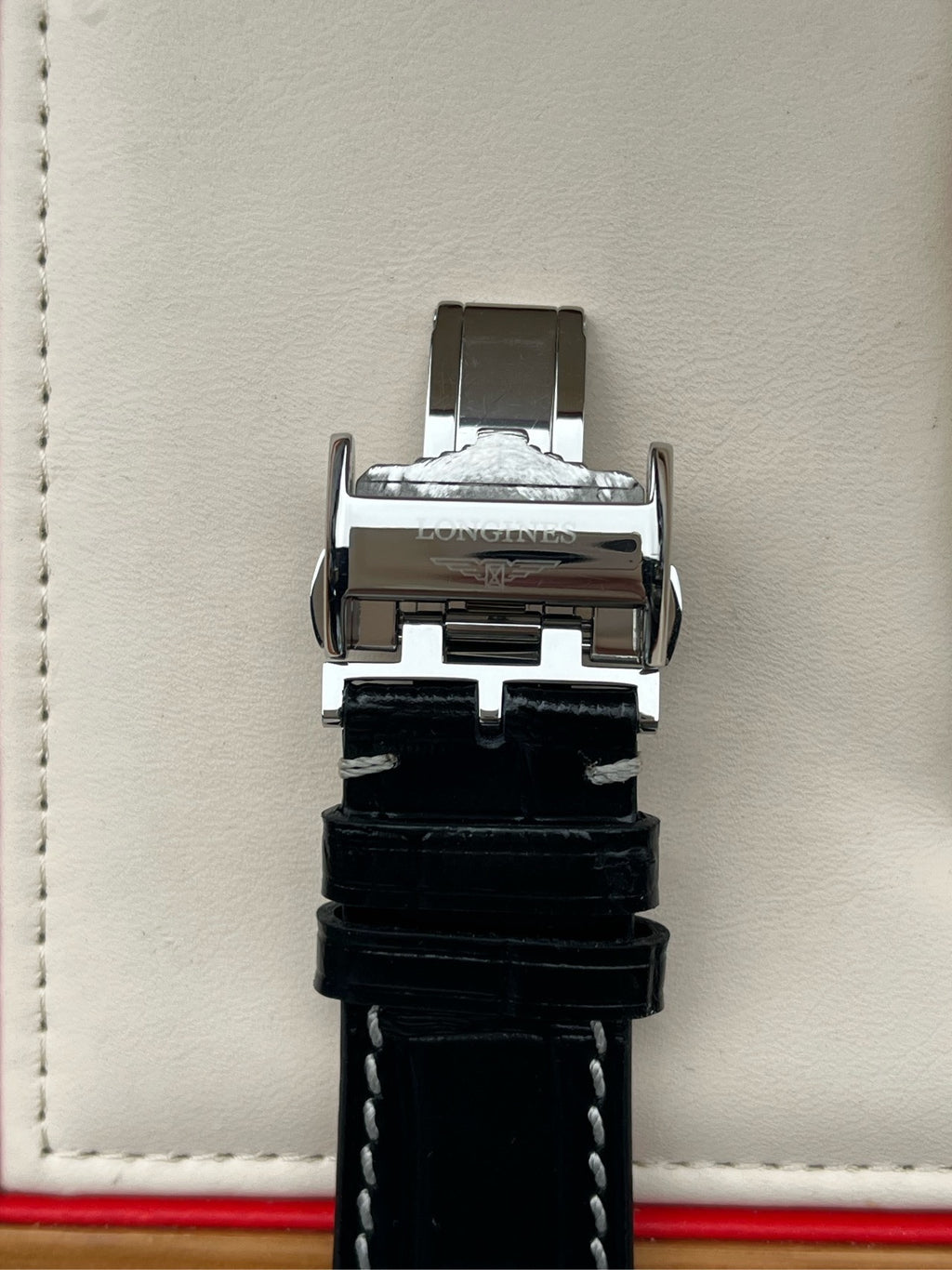 Longines White Mechanical watch