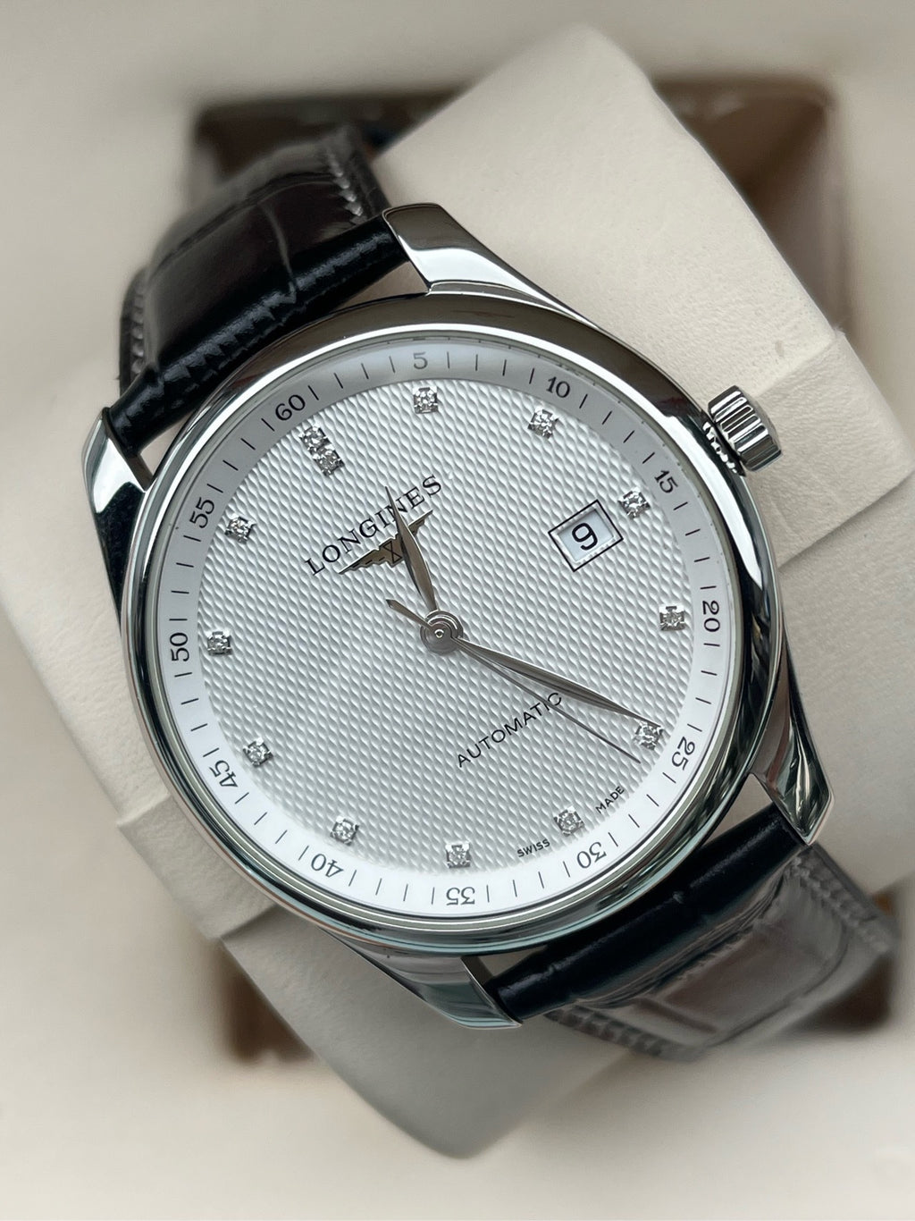 Longines White Mechanical watch