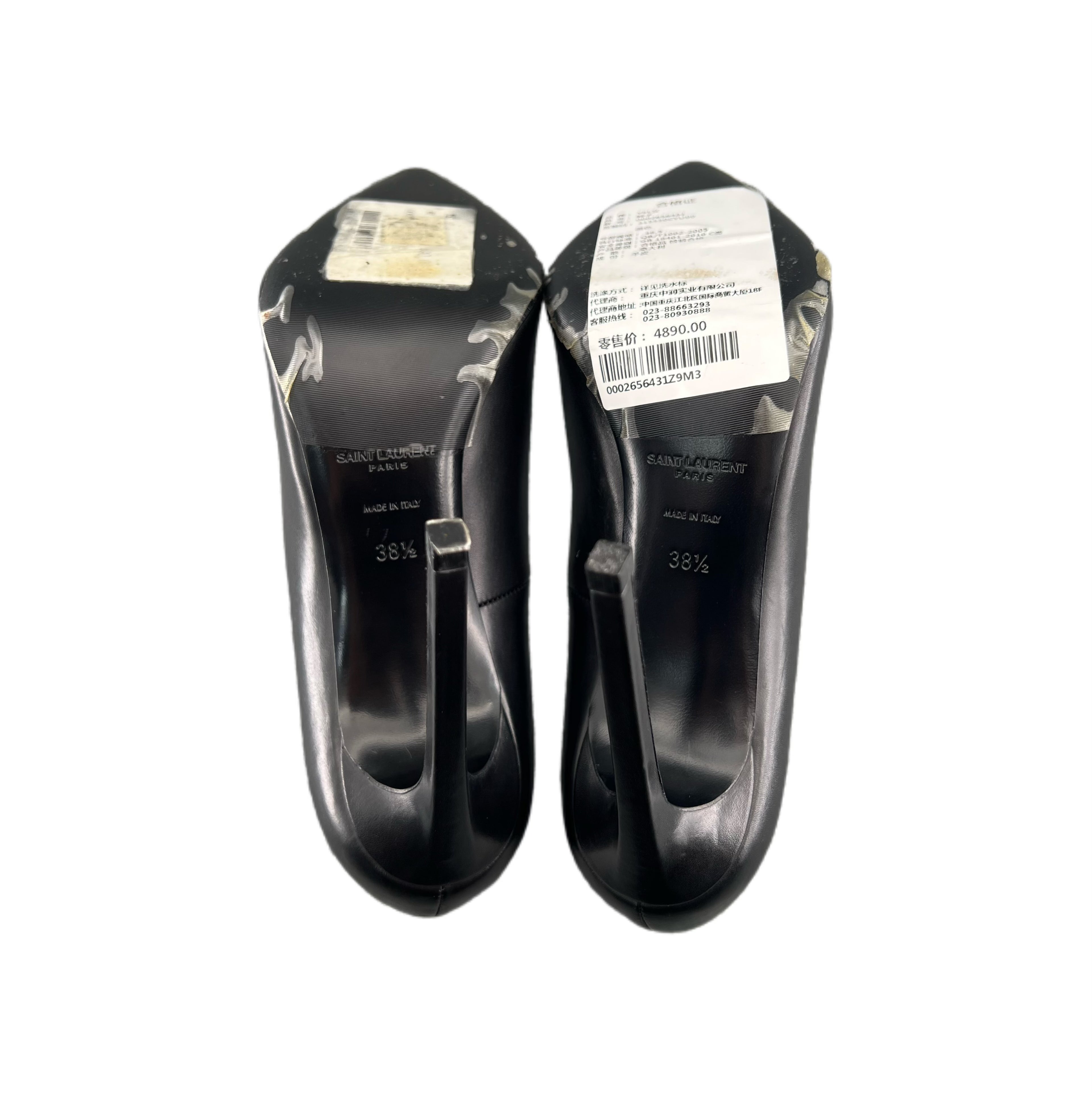 Saint laurent Leather Black High heels