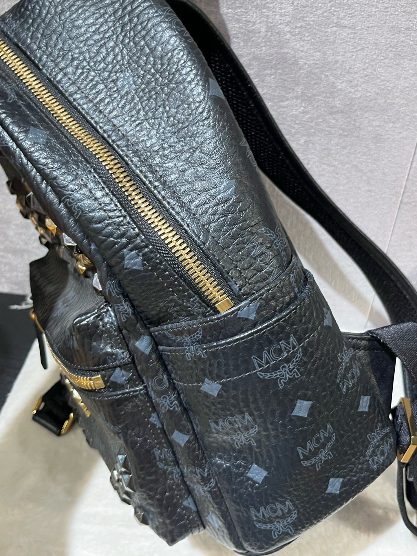 MCM Faux leather Backpack MMKBAVE04BK001