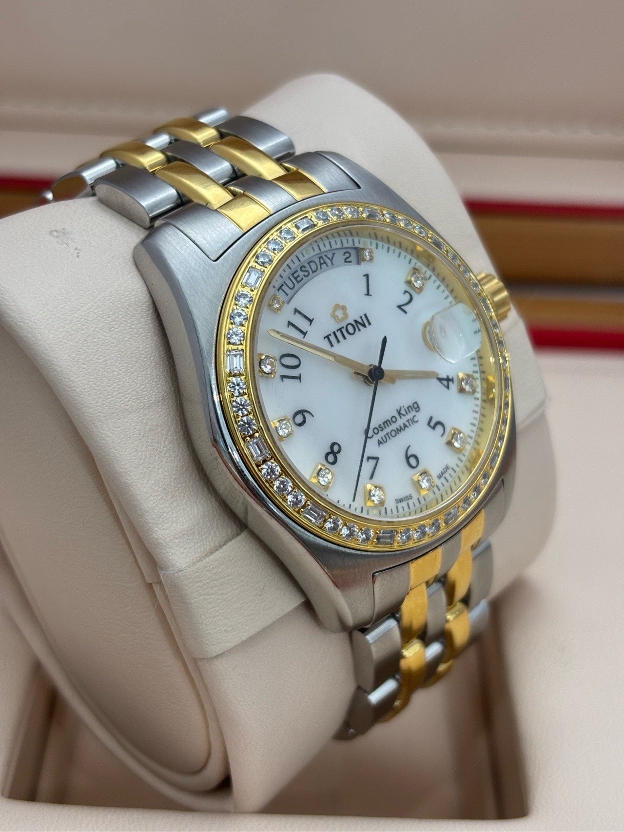 Rolex White Automatic (self-winding) watch