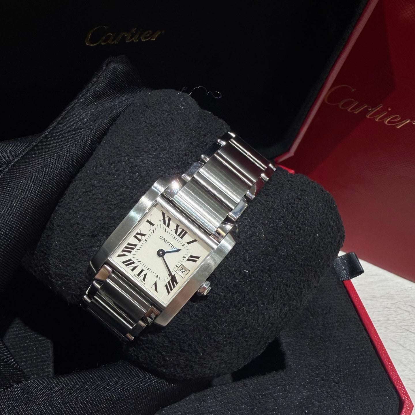 Cartier Tank Quartz watch 30 x 25 millimeters WSTA0005