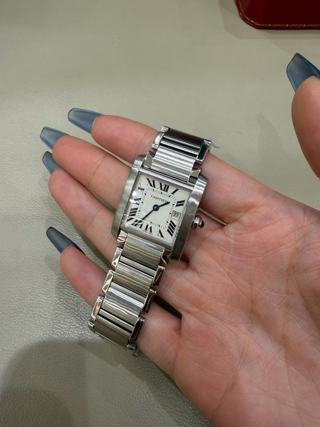 Cartier Tank Quartz watch 30 x 25 millimeters WSTA0005