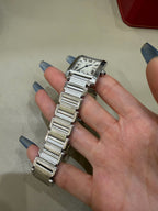Cartier Tank Quartz watch 30 x 25 millimeters WSTA0005