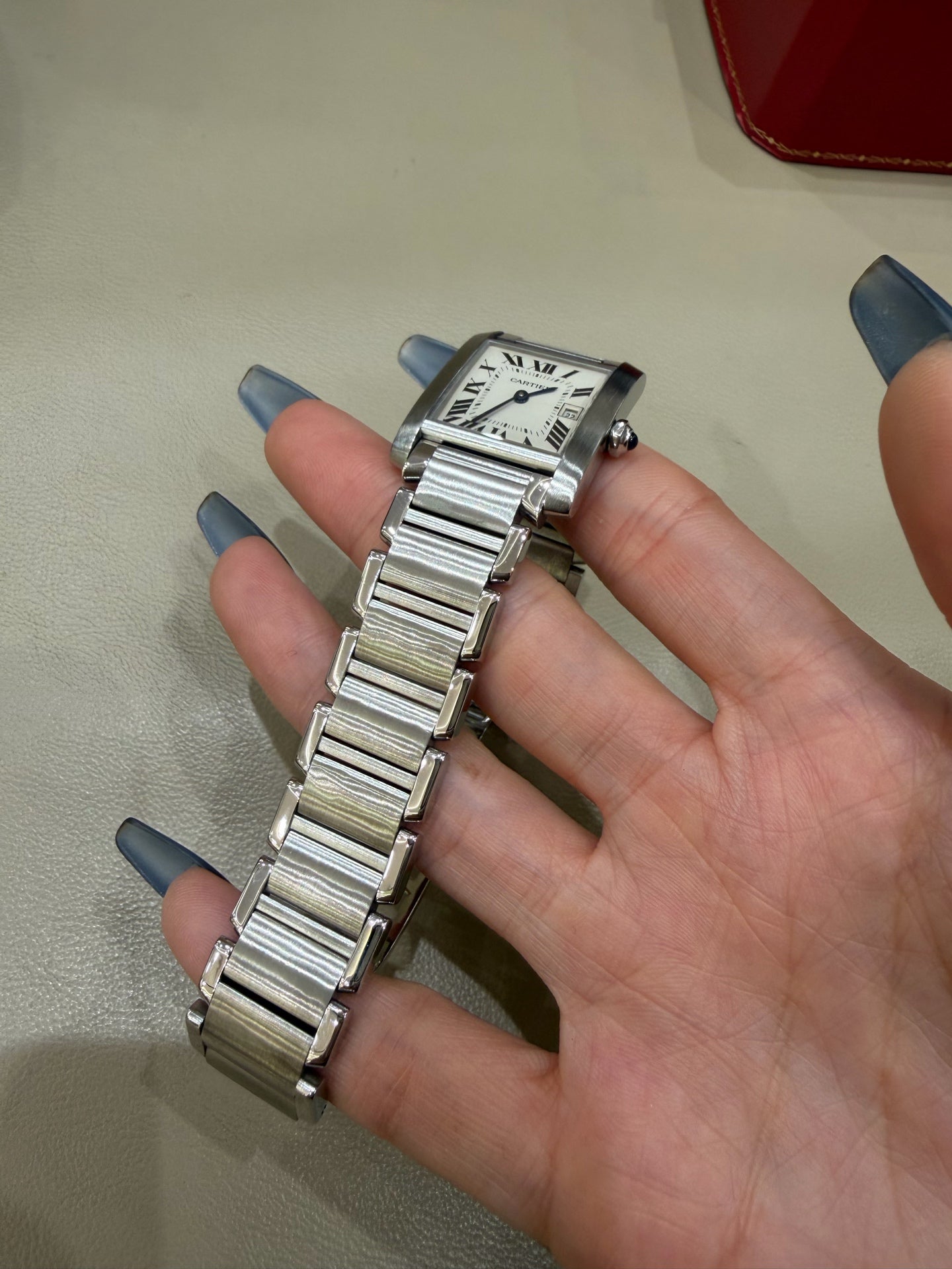 Cartier Tank Quartz watch 30 x 25 millimeters WSTA0005