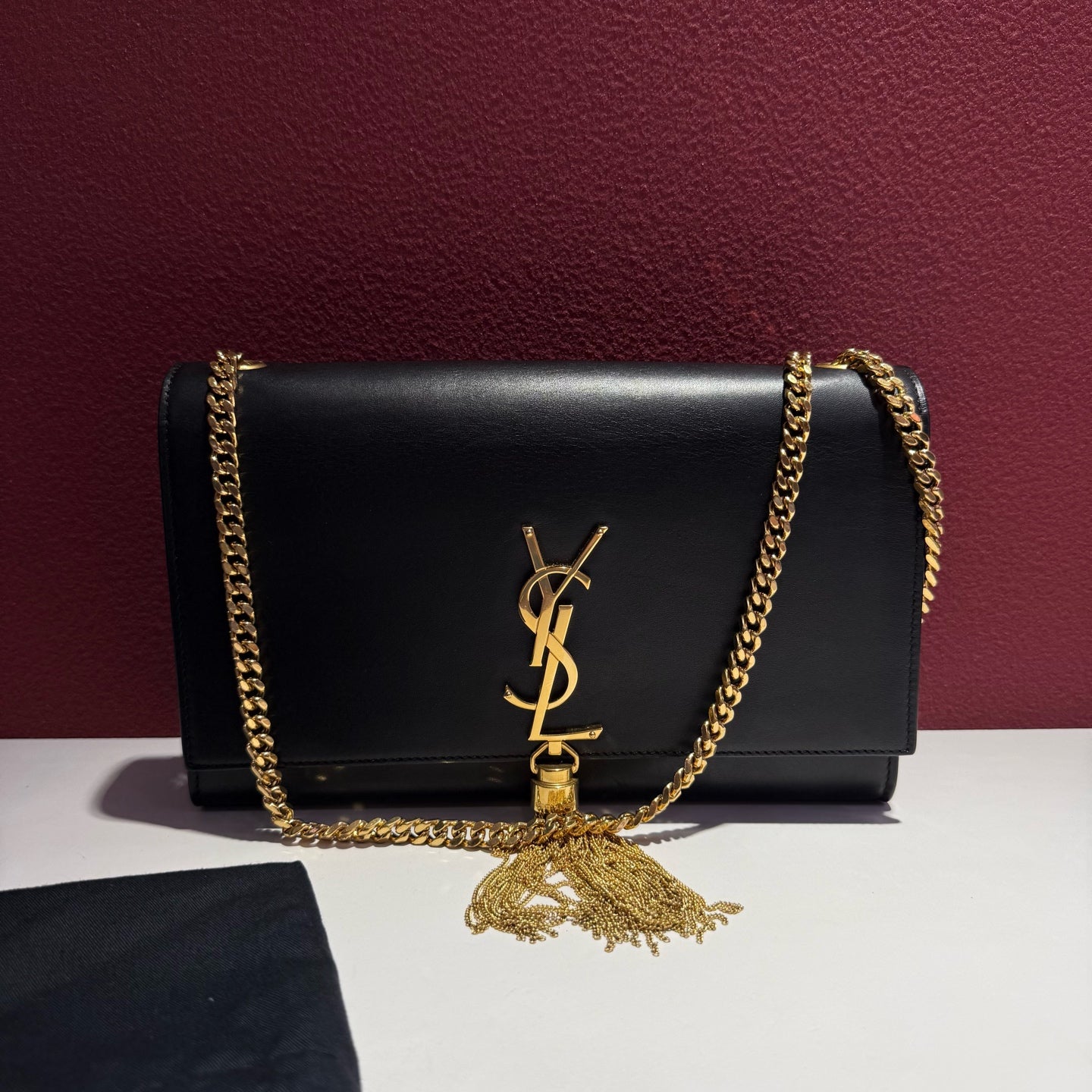 Saint laurent MONOGRAM KATE tassel handbag Crossbody 24X14,5X5,5cm 354119BOW0J1000