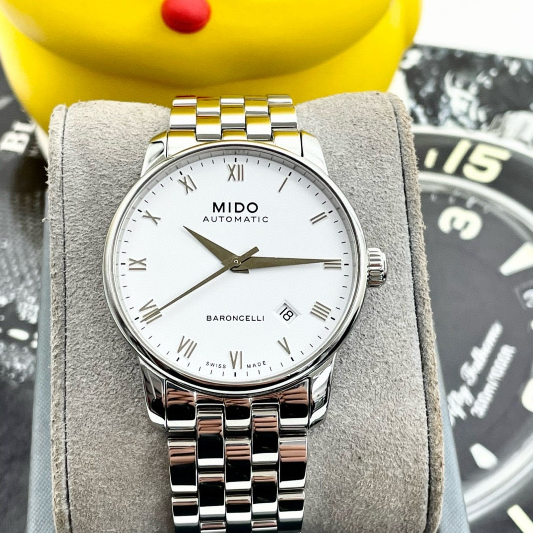 Mido Berenice White Automatic (self-winding) watch 38 millimeters M8600.4.26.1
