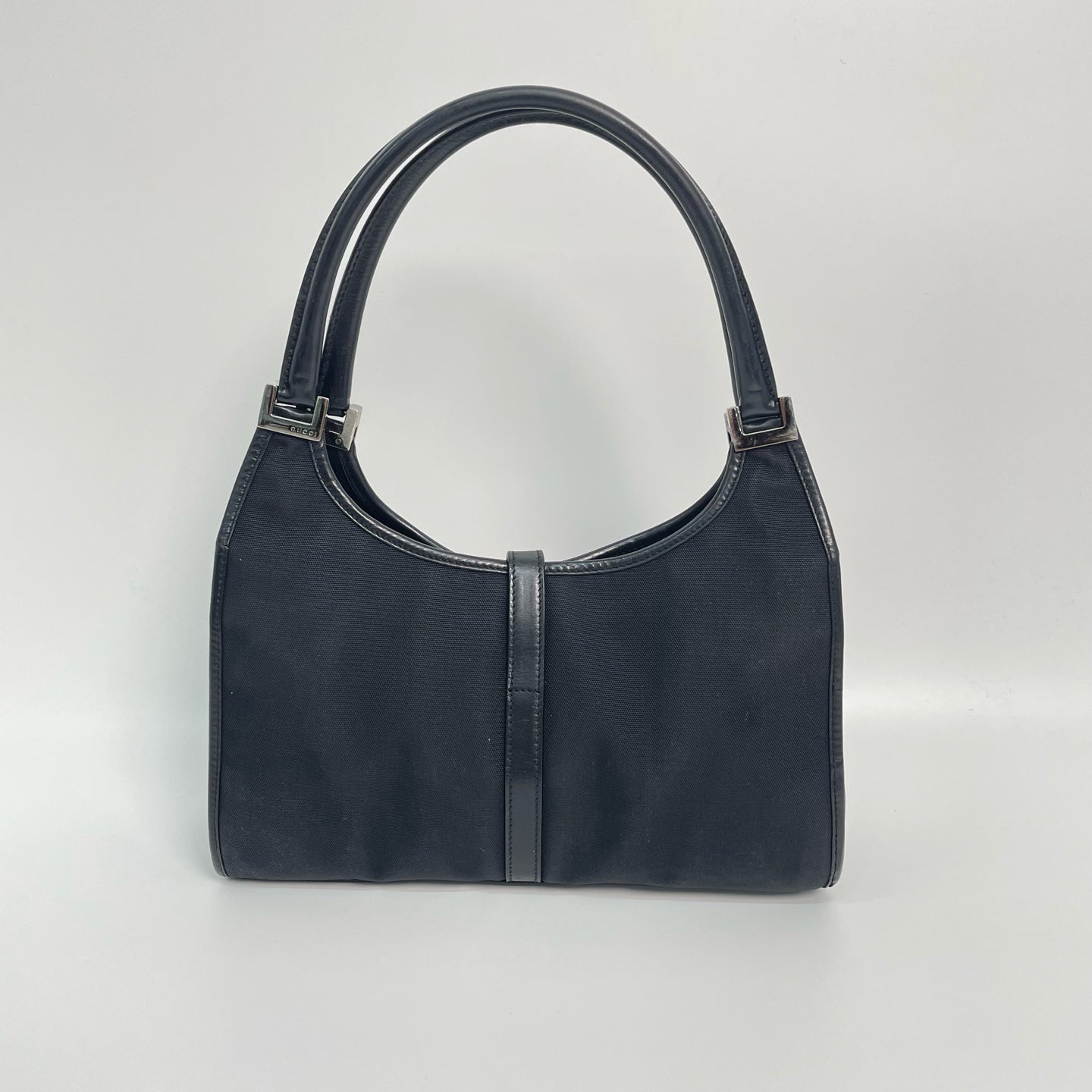 Gucci Canvas Black Shoulder Bag