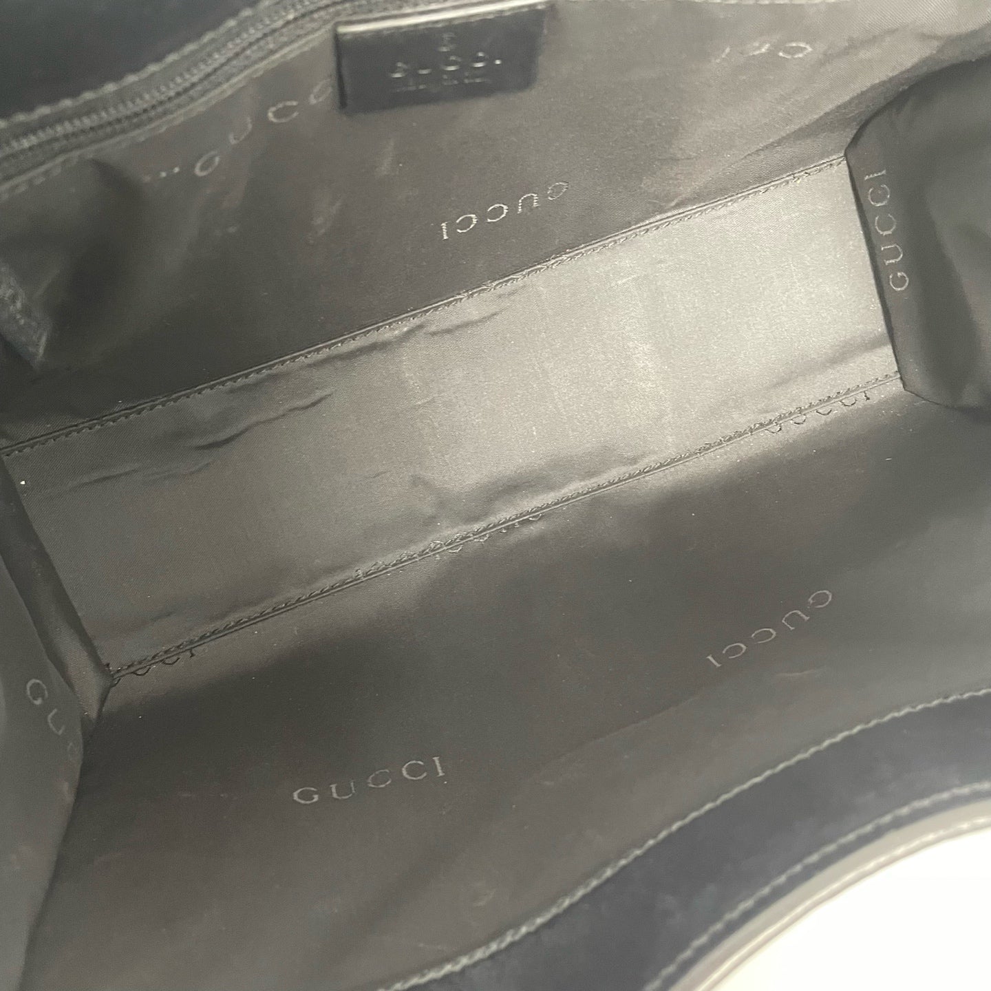 Gucci Canvas Black Shoulder Bag