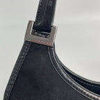 Gucci Canvas Black Shoulder Bag