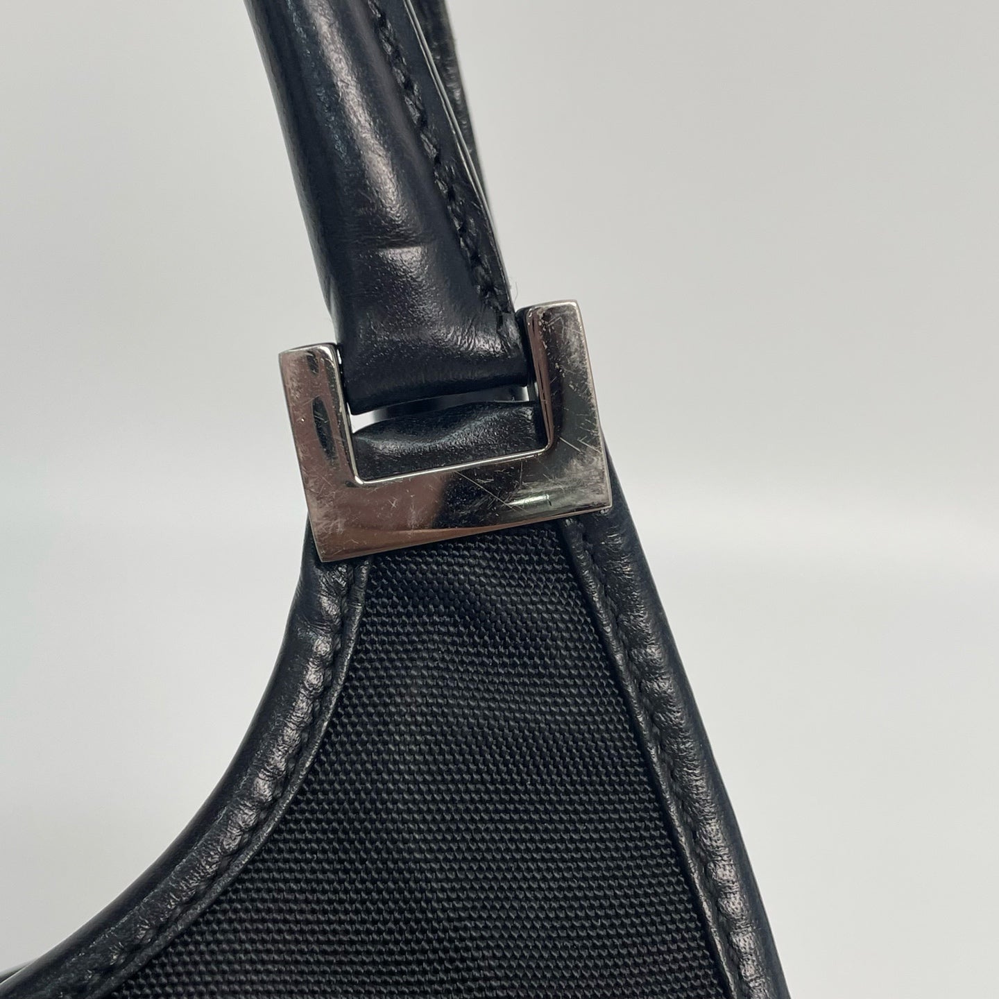 Gucci Canvas Black Shoulder Bag