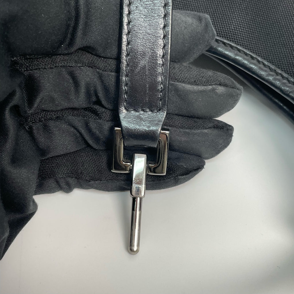 Gucci Canvas Black Shoulder Bag