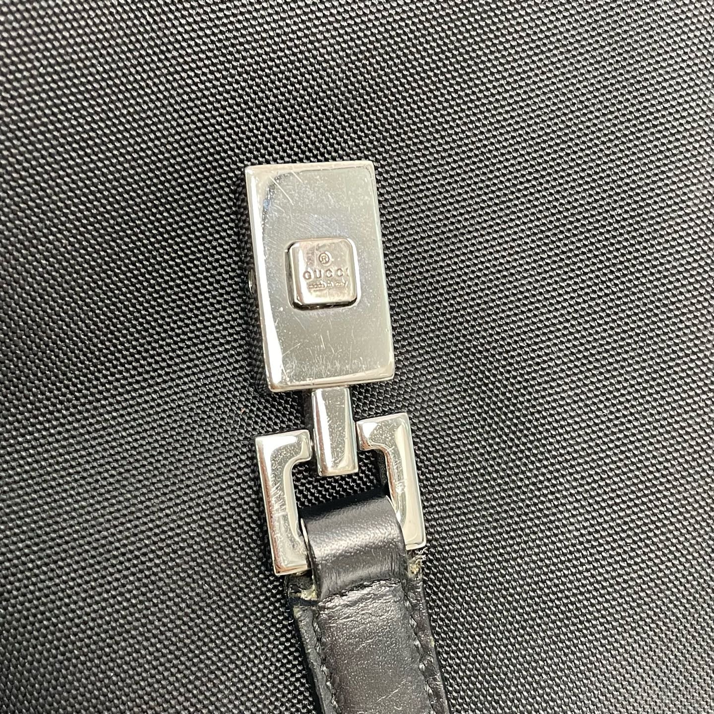 Gucci Canvas Black Shoulder Bag