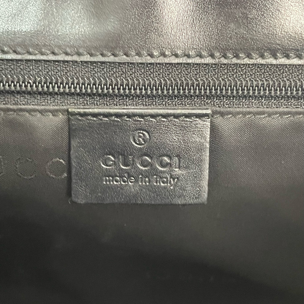 Gucci Canvas Black Shoulder Bag