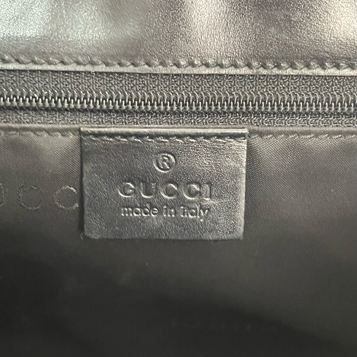Gucci Canvas Black Shoulder Bag