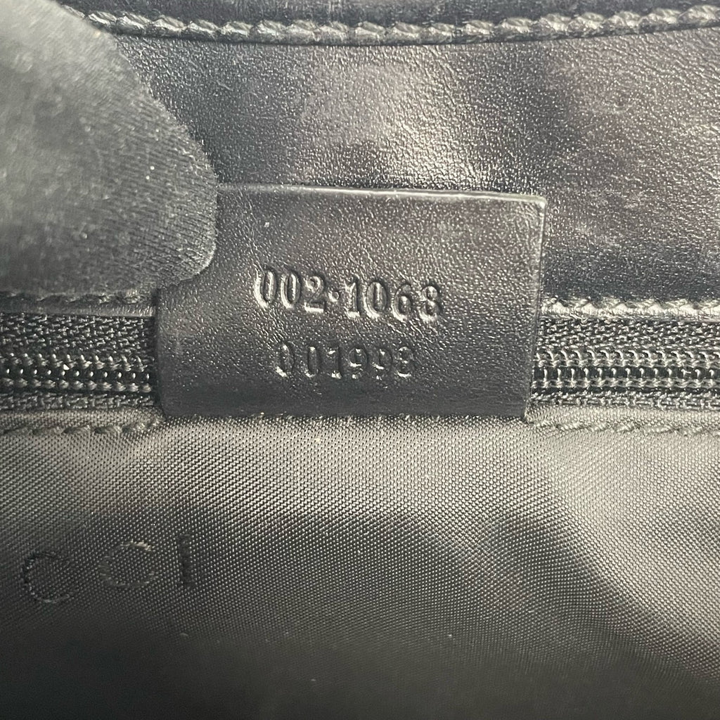 Gucci Canvas Black Shoulder Bag