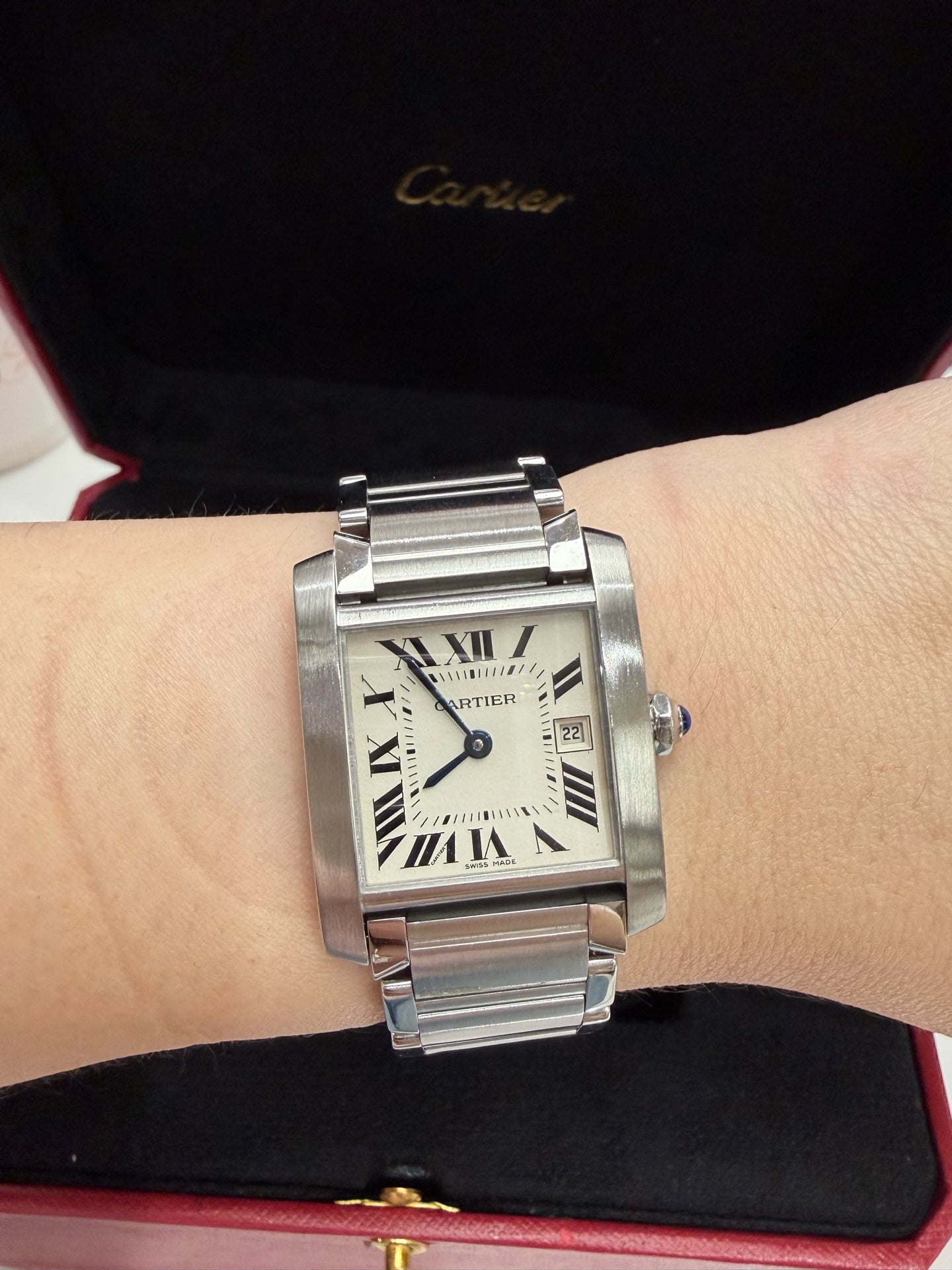 Cartier Tank Quartz watch 30 x 25 millimeters WSTA0005
