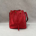 Louis Vuitton Red Bucket & Drawstring Bag