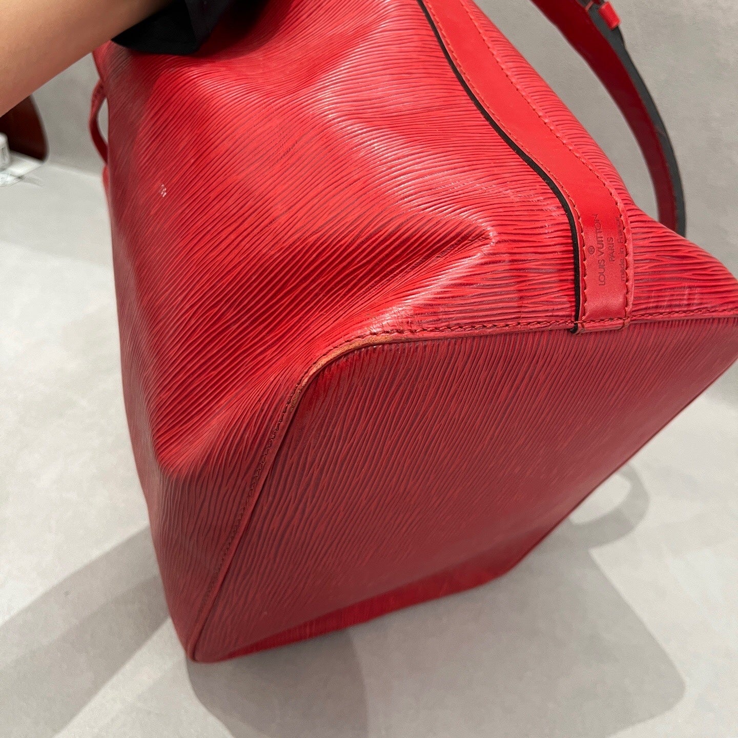 Louis Vuitton Red Bucket & Drawstring Bag