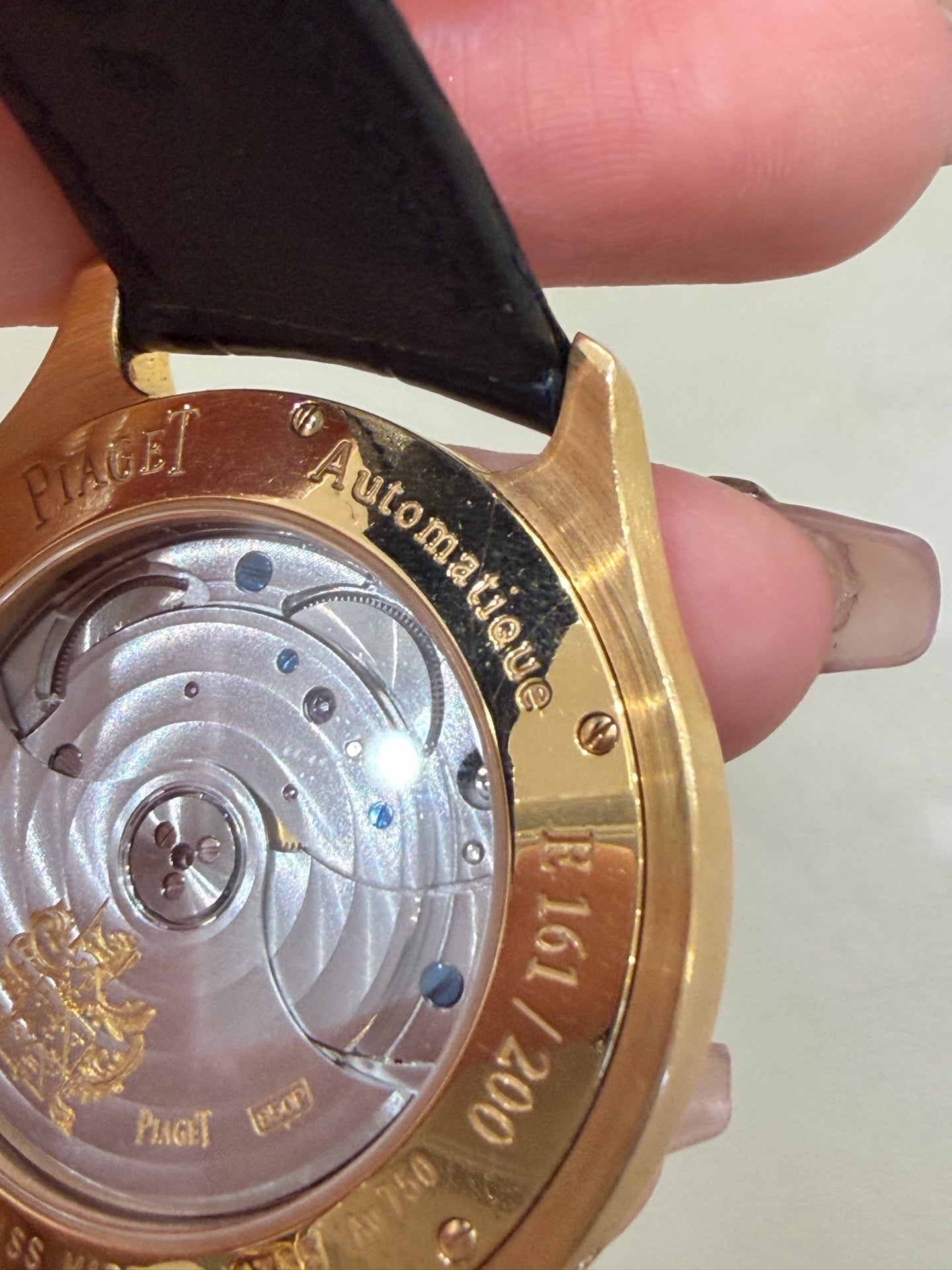Piaget Rose gold Automatic (self-winding) watch