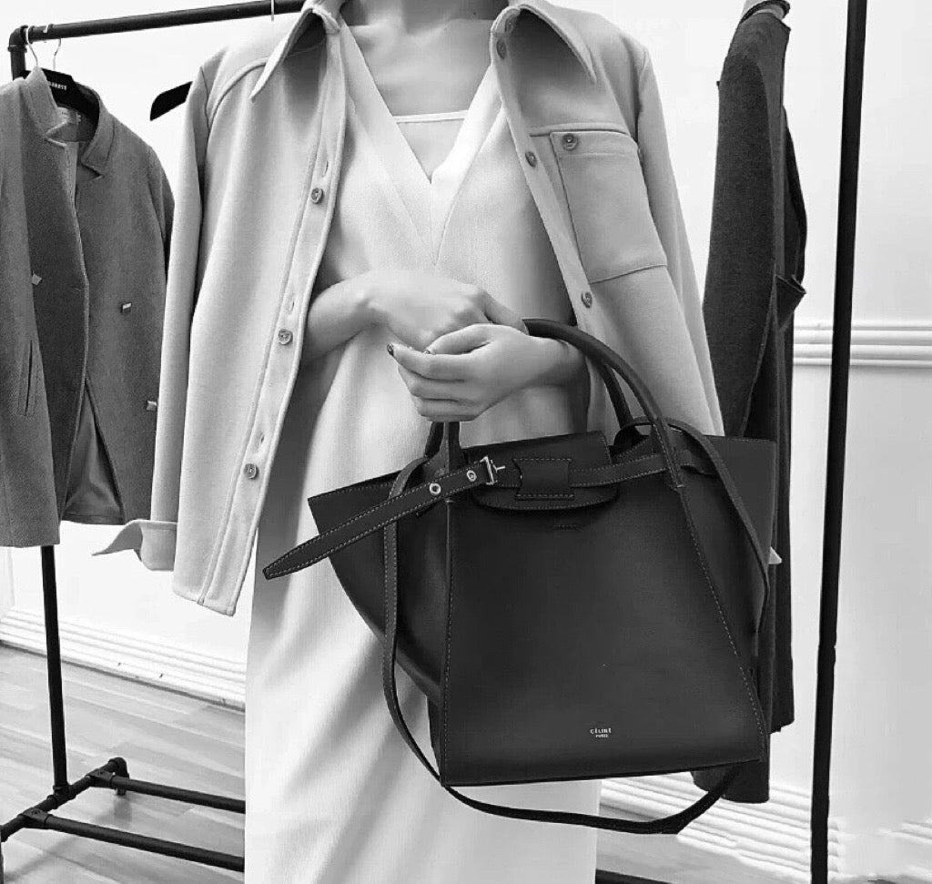 Celine (Unknown) Gray Satchel 189313A4T.09GM