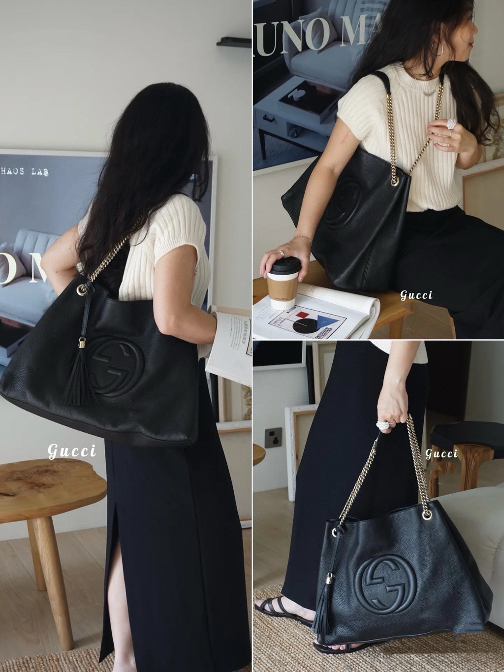 Gucci (Unknown) Black Tote 308982-A7M0G-1000