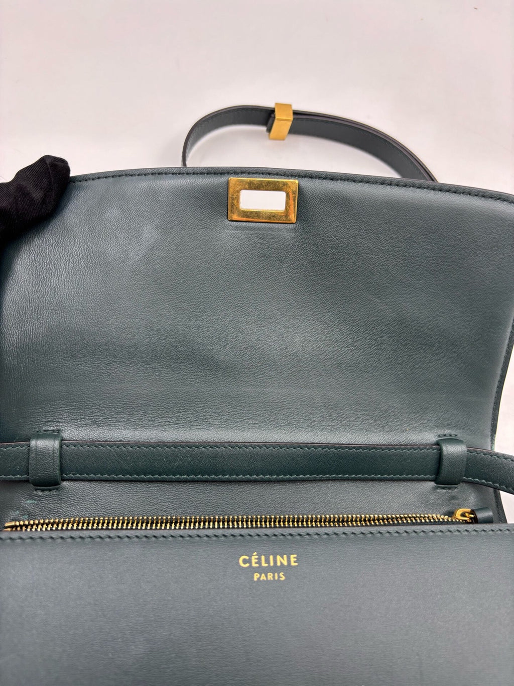 Celine Leather Shoulder Bag