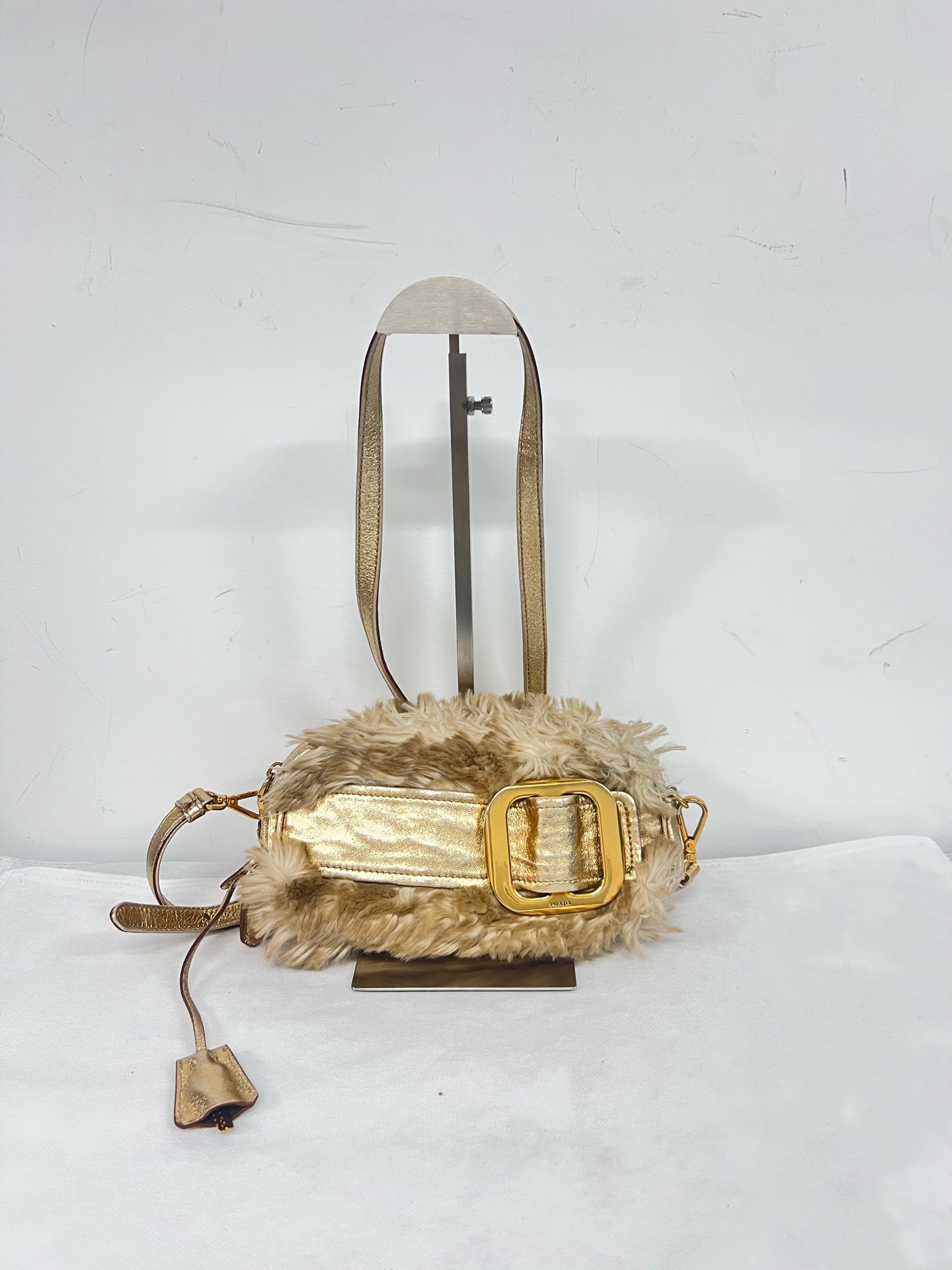 Prada Gold Crossbody