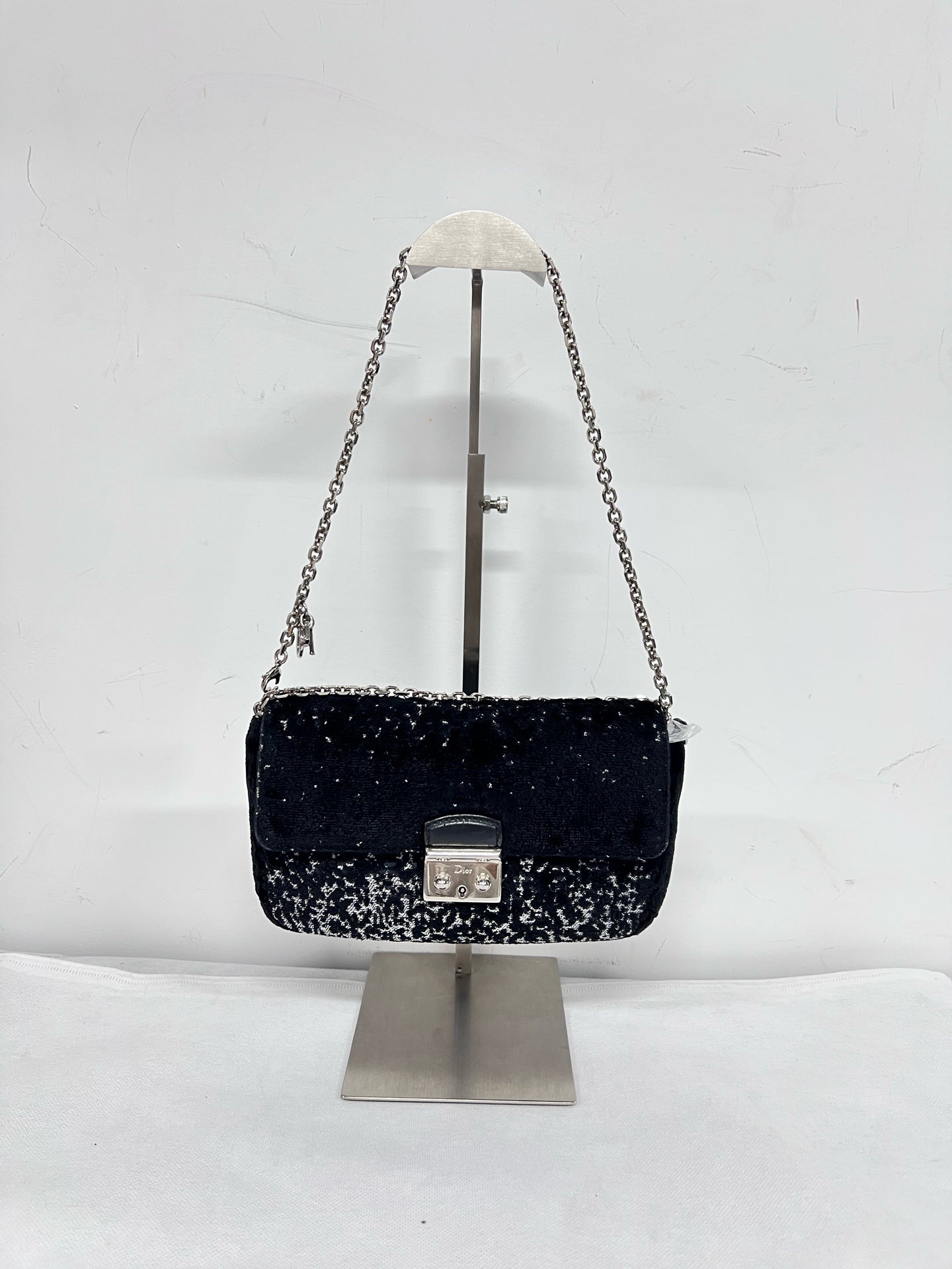 Dior Velvet Black Satchel