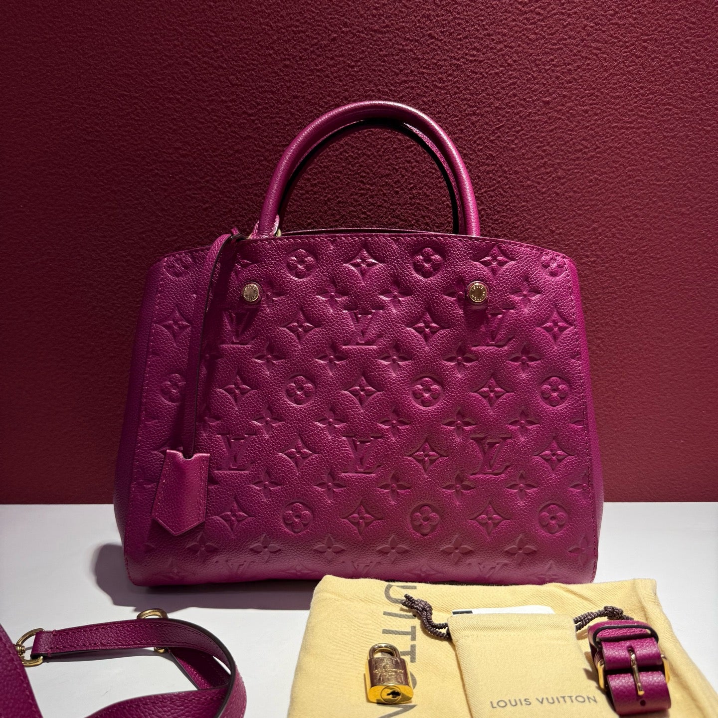Louis Vuitton Red Satchel