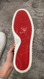 Christian Louboutin White Loafers 42 .5