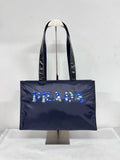 Prada Navy Tote