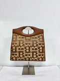 Burberry Canvas Brown Clutch