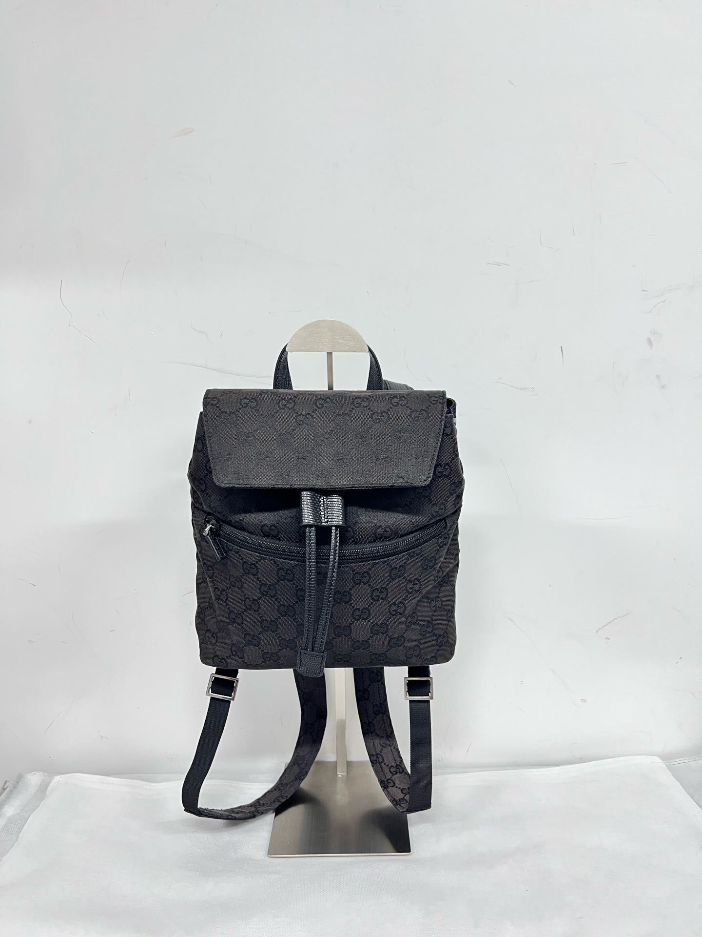 Gucci Canvas Black Backpack