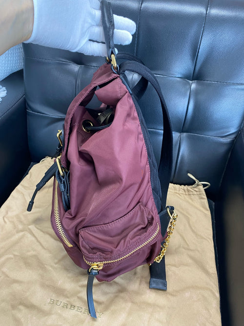 Burberry Cordura Red Backpack 40166211