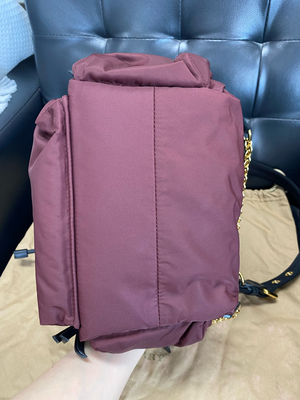 Burberry Cordura Red Backpack 40166211
